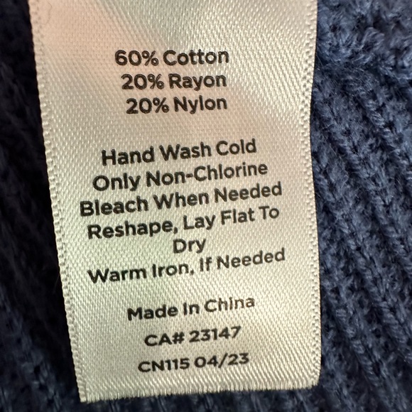 New with tag, Talbots poncho size medium - Picture 3 of 5